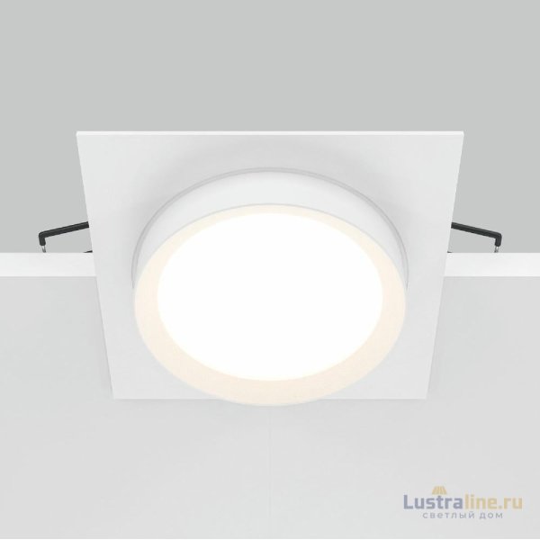 Встраиваемый светильник Maytoni Technical Hoop DL086-GX53-SQ-W