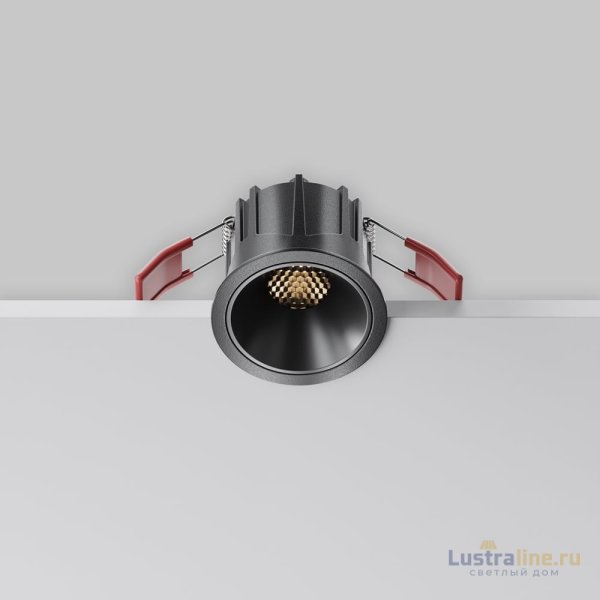Встраиваемый светильник Maytoni Alfa LED DL043-01-10W3K-RD-B-1