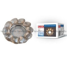 Встраиваемый светильник Fametto Peonia DLS-P114 GU5.3 CHROME/COGNAC