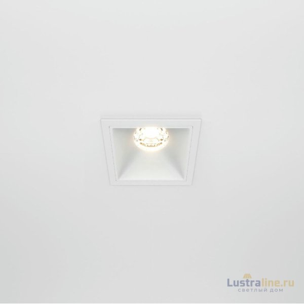 Встраиваемый светильник Maytoni Technical Alfa LED DL043-01-10W3K-SQ-W