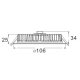 Встраиваемый светильник Deko-Light LED Panel Round III 6 565230