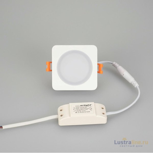 Встраиваемый светильник Arlight LTD-80x80SOL-5W Day White 4000K 017633 Встраиваемый светильник Arlight LTD-80x80SOL-5W Day White 4000K 017633