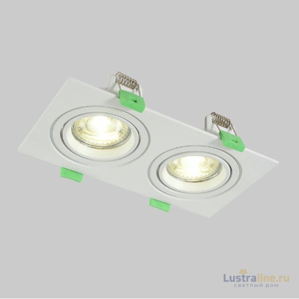 Встраиваемый светильник Crystal Lux CLT 002C2 WH V2 Встраиваемый светильник Crystal Lux CLT 002C2 WH V2