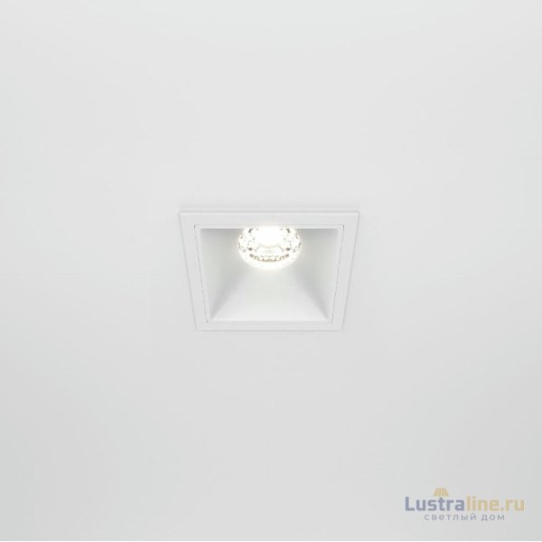 Встраиваемый светильник Maytoni Technical Alfa LED DL043-01-10W4K-SQ-W