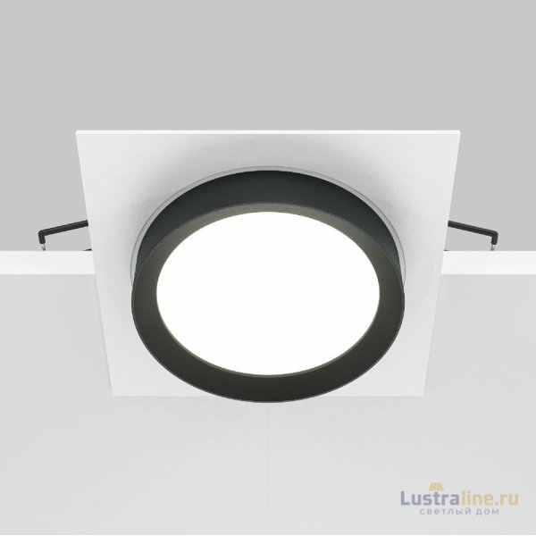 Встраиваемый светильник Maytoni Technical Hoop DL086-GX53-SQ-WB Встраиваемый светильник Maytoni Technical Hoop DL086-GX53-SQ-WB