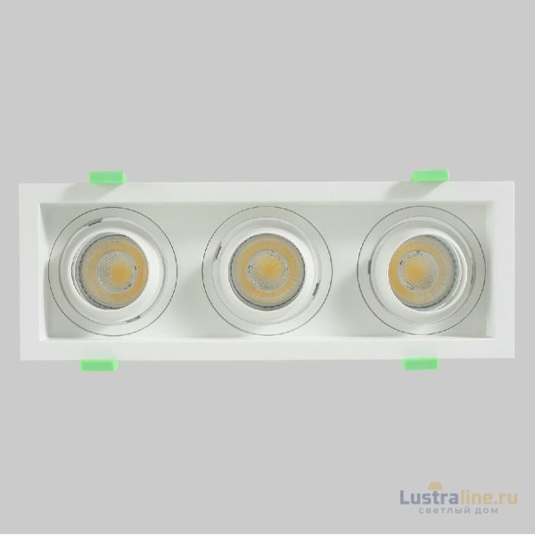 Встраиваемый светильник Crystal Lux CLT 069C3 WH Встраиваемый светильник Crystal Lux CLT 069C3 WH