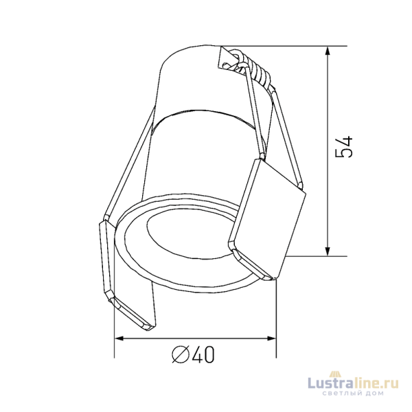 Встраиваемый светильник Designled Hidden DL-A004-3-WH-NW 023065