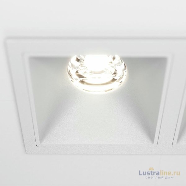 Встраиваемый светильник Maytoni Technical Alfa LED DL043-02-10W4K-SQ-W