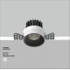 Встраиваемый светильник Maytoni Round DL058-7W4K-TRS-B