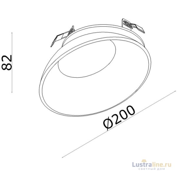 Встраиваемый светильник Deko-Light Kaus 565319 Встраиваемый светильник Deko-Light Kaus 565319