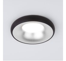 Встраиваемый светильник Elektrostandard 118 MR16 серебро/черный 4690389168949 Встраиваемый светильник Elektrostandard 118 MR16 серебро/черный 4690389168949