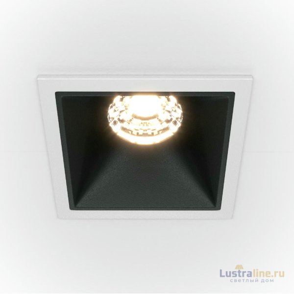 Встраиваемый светильник Maytoni Technical Alfa LED DL043-01-10W4K-D-SQ-WB