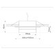 Встраиваемый светильник Ambrella Light GX53 Acrylic Tech Techno Spot TN52422