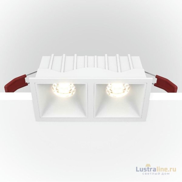 Встраиваемый светильник Maytoni Technical Alfa LED DL043-02-10W3K-D-SQ-W Встраиваемый светильник Maytoni Technical Alfa LED DL043-02-10W3K-D-SQ-W
