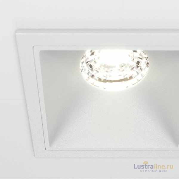 Встраиваемый светильник Maytoni Technical Alfa LED DL043-01-10W4K-SQ-W