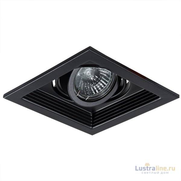 Встраиваемый светильник Arte Lamp Canis A6661PL-1BK