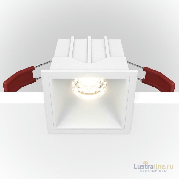 Встраиваемый светильник Maytoni Technical Alfa LED DL043-01-10W3K-D-SQ-W Встраиваемый светильник Maytoni Technical Alfa LED DL043-01-10W3K-D-SQ-W