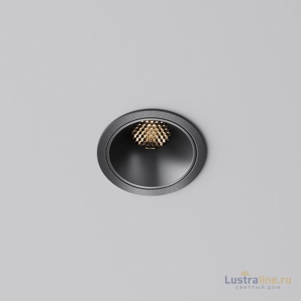 Встраиваемый светильник Maytoni Alfa LED DL043-01-10W3K-RD-B-1
