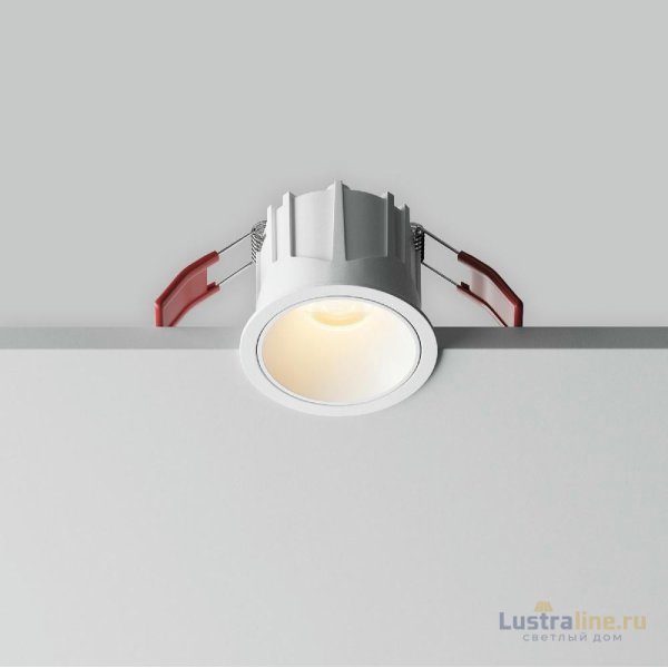 Встраиваемый светильник Maytoni Alfa LED DL043-01-10W2.7K-RD-W Встраиваемый светильник Maytoni Alfa LED DL043-01-10W2.7K-RD-W