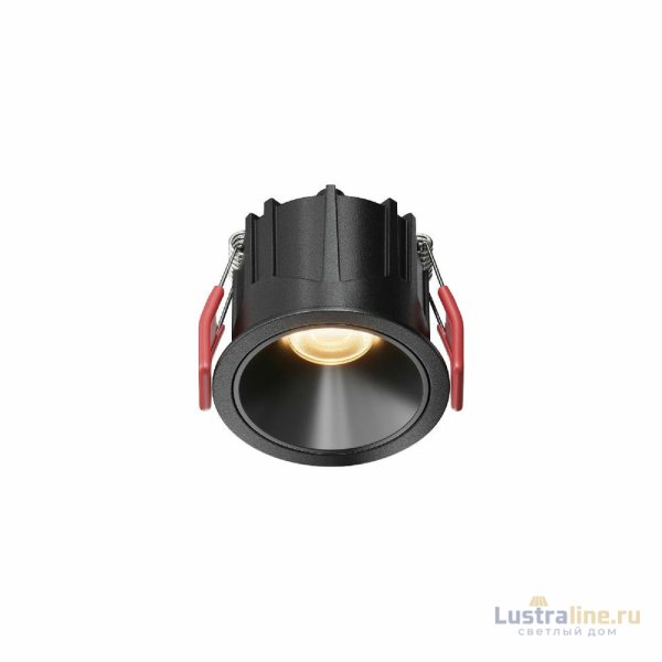 Встраиваемый светильник Maytoni Alfa LED DL043-01-10W2.7K-RD-B