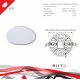 Встраиваемый светильник Reluce 70605-9.0-001OL LED12W WH 4000K