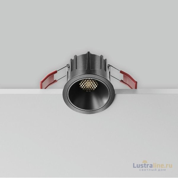 Встраиваемый светильник Maytoni Alfa LED DL043-01-10W4K-RD-B-1