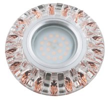 Встраиваемый светильник Fametto DLS-L121 GU5.3 CHROME/CLEAR+BRONZE UL-00000368
