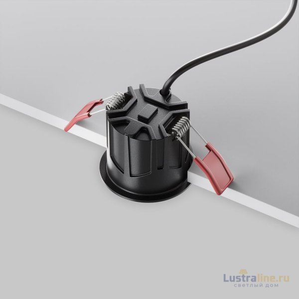 Встраиваемый светильник Maytoni Alfa LED DL043-01-10W3K-RD-B-1