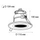 Встраиваемый светильник Italline IT07-7012 white