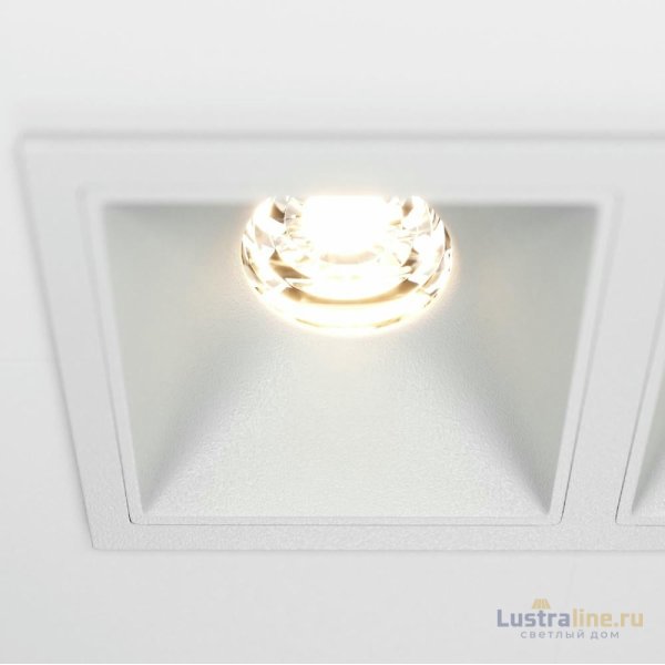 Встраиваемый светильник Maytoni Technical Alfa LED DL043-02-10W3K-SQ-W