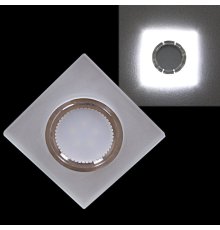 Встраиваемый светильник Reluce 55031-9.0-001MN MR16+LED3W WT