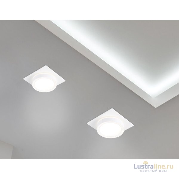 Встраиваемый светильник Ambrella Light GX53 Acrylic Tech Techno Spot TN52421
