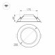 Встраиваемый светильник Arlight IM-Cyclone-R200-20W Warm3000 023216(2)