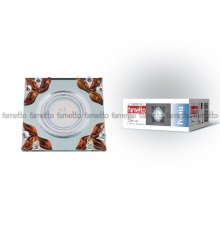 Встраиваемый светильник Fametto Peonia DLS-P109 GU5.3 CHROME/CLEAR+TEA