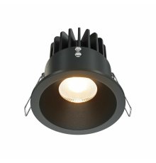 Встраиваемый светильник Maytoni Zoom DL034-01-12W2.7K-B