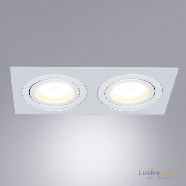 Встраиваемый светильник Arte Lamp Tarf A2168PL-2WH Встраиваемый светильник Arte Lamp Tarf A2168PL-2WH