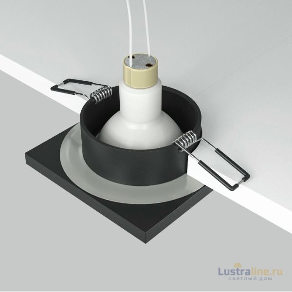 Встраиваемый светильник Maytoni Technical Stark DL083-01-GU10-SQ-B Встраиваемый светильник Maytoni Technical Stark DL083-01-GU10-SQ-B