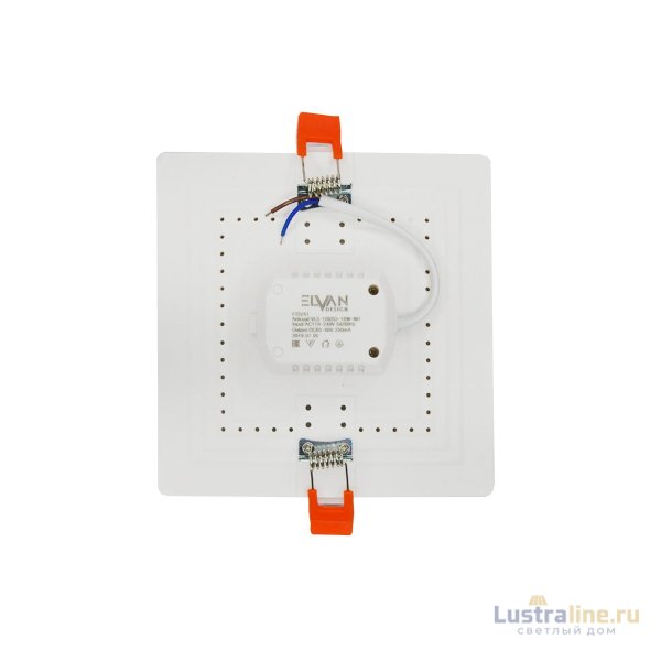 Встраиваемый светильник Elvan VLS-108SQ-18W-NH-Wh