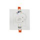 Встраиваемый светильник Elvan VLS-108SQ-18W-NH-Wh
