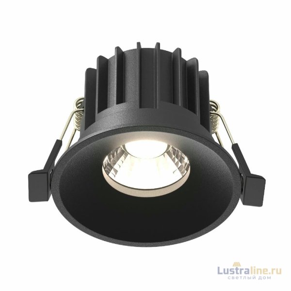 Встраиваемый светильник Maytoni Round DL058-12W-DTW-B