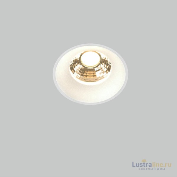 Встраиваемый светильник Maytoni Round DL058-12W2.7K-TRS-W
