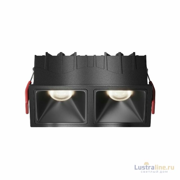 Встраиваемый светильник Maytoni Alfa LED DL043-02-10W4K-SQ-B-1