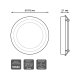 Встраиваемый светодиодный светильник Gauss Backlight Bubbles BL319