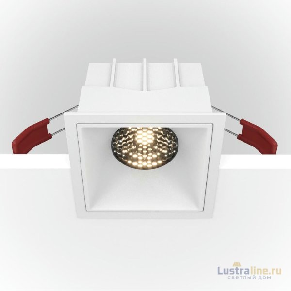 Встраиваемый светильник Maytoni Technical Alfa LED DL043-01-15W4K-D-SQ-W