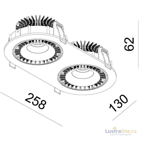 Встраиваемый светильник Deko-Light Shop 565106 Встраиваемый светильник Deko-Light Shop 565106