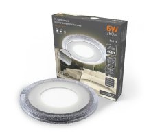 Встраиваемый светодиодный светильник Gauss Backlight Bubbles BL314