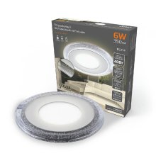 Встраиваемый светодиодный светильник Gauss Backlight Bubbles BL314