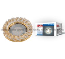 Встраиваемый светильник Fametto Peonia DLS-P121 GU5.3 GOLD/CLEAR