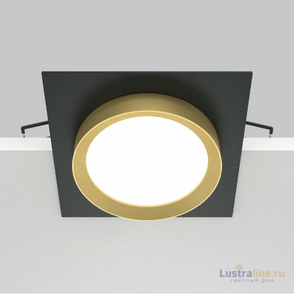 Встраиваемый светильник Maytoni Technical Hoop DL086-GX53-SQ-BG Встраиваемый светильник Maytoni Technical Hoop DL086-GX53-SQ-BG