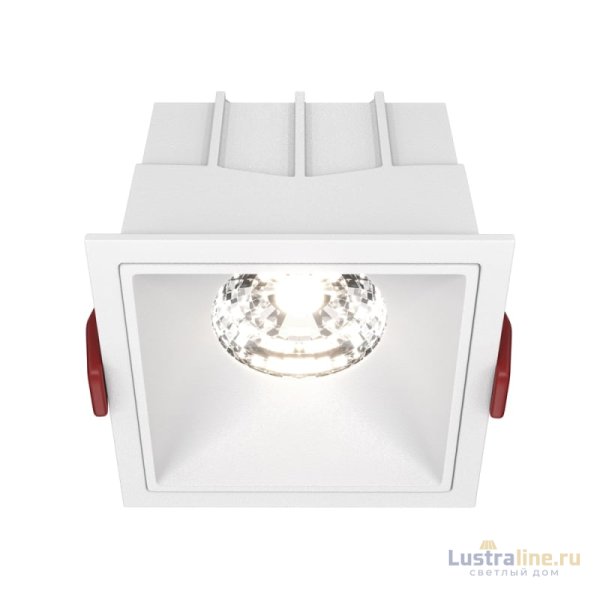 Встраиваемый светильник Maytoni Technical Alfa LED DL043-01-15W4K-D-SQ-W
